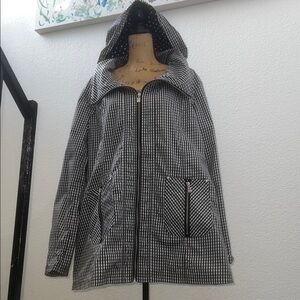 UBU Pack Your Personality Rain Jacket Black/White Checkered